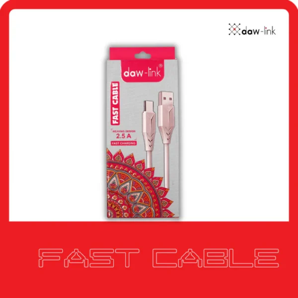 Dawlink 100% Original Copper 2.5A Fast Charging Cable